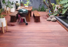 Decking ulin proyek pondok bambu jakarta